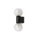 Rabalux Kupatilska rasveta Colzar G9 2x MAX 35W mat crno (75022) - RAS002973A00000