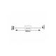 Rabalux Kupatilska rasveta Tilora LED 8W crna (75045) - RAS003286A00000