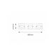 Rabalux Kupatilska rasveta Tony LED 3x 5W hrom (5491) - 5491-1