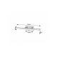 Rabalux Kupatilska rasveta Turgon LED 13W hrom (75016) - 75016-1