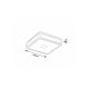 Rabalux Kupatilska rasveta Zoya LED 18W crna (75031) - RAS002575A00000