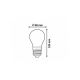 Rabalux LED vlakna Filament-LED W  (1608) - SIJ000120A00000