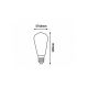 Rabalux LED vlakna Filament-LED W bršljan (79156) - SIJ000267A00000