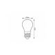 Rabalux LED vlakna Filament-LED W milky (79112) - SIJ000250A00000