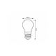 Rabalux LED vlakna Filament-LED W providno (79017) - SIJ000166A00000