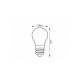 Rabalux LED vlakna Filament-LED W providno (79019) - SIJ000168A00000