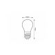 Rabalux LED vlakna Filament-LED W providno (79165) - SIJ000302A00000