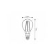 Rabalux LED vlakna Filament-LED W staklo u boji dima (2016) - SIJ000110A00000