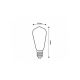 Rabalux LED vlakna Filament-LED W staklo u boji dima (79157) - SIJ000268A00000