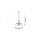 Rabalux Luster Beckworth E14 5x MAX 40W bronzana (7135) - 7135