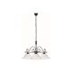 Rabalux Luster Dorothea E27 3x MAX 60W mat crno (7773) - 7773