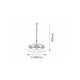 Rabalux Luster Dorothea E27 3x MAX 60W mat crno (7773) - 7773