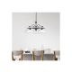 Rabalux Luster Dorothea E27 3x MAX 60W mat crno (7773) - 7773
