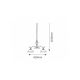 Rabalux Luster Elisett E27 2x MAX 60W bronzana (2757) - 2757