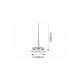 Rabalux Luster Elisett E27 5x MAX 60W bronzana (2755) - 2755