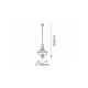 Rabalux Luster Enna E27 1x MAX 60W crna (7870) - 7870