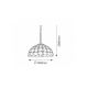 Rabalux Luster Marvel E27 2x MAX 60W bronzana (8076) - 8076