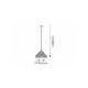 Rabalux Luster Mirella E27 2x MAX 60W bronzana (8086) - 8086