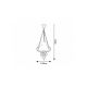 Rabalux Luster Petronel E27 1x MAX 60W mat crno (7076) - 7076