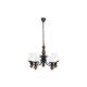 Rabalux Luster Petronel E27 5x MAX 60W mat crno (7079) - 7079