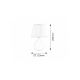Rabalux Noćna svetla Ingrid E14 1x MAX 40W braon (4476) - 4476
