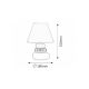 Rabalux Noćna svetla Salem E14 1x MAX 40W crna (4950) - 4950