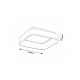 Rabalux Plafonjera Adeline LED 28W sivo (3926) - 3926