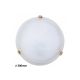 Rabalux Plafonjera Alabastro E27 1x MAX 60W belo staklo - alabaster (3201) - 3201