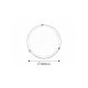 Rabalux Plafonjera Alabastro E27 2x MAX 60W belo staklo - alabaster (3301) - 3301