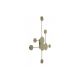 Rabalux Plafonjera Amadeo LED 21W peneče zlato (71276) - RAS003109A00000
