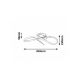 Rabalux Plafonjera Aniela LED 20W hrom (2187) - 2187-1