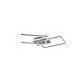 Rabalux Plafonjera Athelstan LED 40W srebrna strugani aluminijum (71014) - 71014