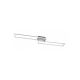 Rabalux Plafonjera Benedick LED 40W srebrna strugani aluminijum (71015) - 71015-1