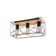 Rabalux Plafonjera Boire E27 3x MAX 40W crna (71023) - 71023