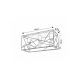 Rabalux Plafonjera Boire E27 3x MAX 40W crna (71023) - 71023