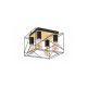 Rabalux Plafonjera Boire E27 4x MAX 40W crna (71024) - 71024-1