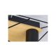 Rabalux Plafonjera Boire E27 4x MAX 40W crna (71024) - 71024-1