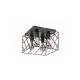 Rabalux Plafonjera Boroo E27 4x MAX 25W mat crno (71027) - 71027