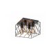 Rabalux Plafonjera Boroo E27 4x MAX 25W mat crno (71027) - 71027