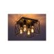 Rabalux Plafonjera Boroo E27 4x MAX 25W mat crno (71027) - 71027