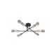 Rabalux Plafonjera Branwen E27 6x MAX 25W mat crno (71026) - 71026-1