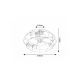 Rabalux Plafonjera Cadmus E27 3x MAX 25W crna (71043) - 71043-1