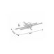 Rabalux Plafonjera Casimir LED 35W mat crno (5268) - 5268
