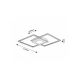 Rabalux Plafonjera Casimir LED 40W mat crno (5269) - 5269-1