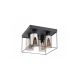 Rabalux Plafonjera Chadwick E27 4x MAX 25W crna (71034) - 71034