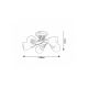 Rabalux Plafonjera Connor E14 5x MAX 40W brušeni hrom (5691) - 5691