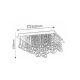 Rabalux Plafonjera Corinna E14 5x MAX 40W hrom (2618) - 2618