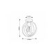 Rabalux Plafonjera Cortado E27 1x MAX 40W crna (5359) - 5359