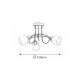 Rabalux Plafonjera Dave E14 3x MAX 40W hrom (6081) - 6081