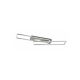 Rabalux Plafonjera Demetrius LED 40W srebrna strugani aluminijum (71012) - 71012-1